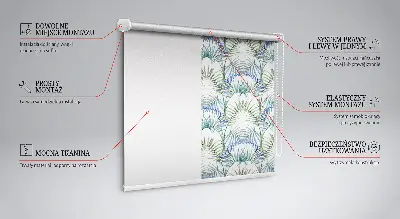 Rollo lichtundurchlässig Bunte Blätter