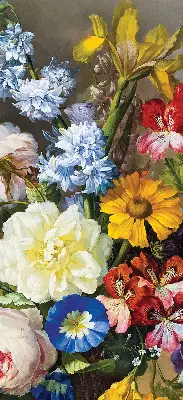 Verdunkelungsrollo Ein Blumenstrauß