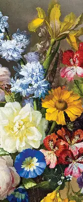 Verdunkelungsrollo Ein Blumenstrauß