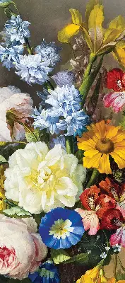 Verdunkelungsrollo Ein Blumenstrauß