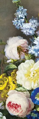 Verdunkelungsrollo Ein Blumenstrauß