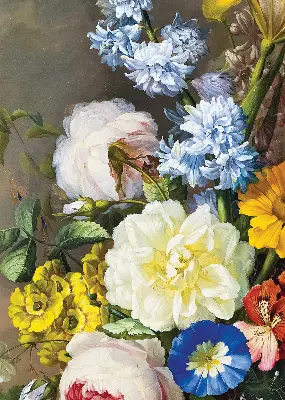 Verdunkelungsrollo Ein Blumenstrauß