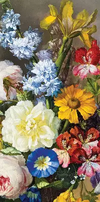 Verdunkelungsrollo Ein Blumenstrauß