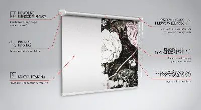Fenster rollo Ein Blumenstrauß