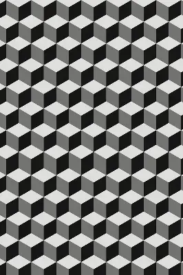 Fenster rollo 3D-Würfel