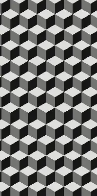 Fenster rollo 3D-Würfel