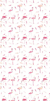 Verdunkelungsrollo Flamingos und ihre Federn