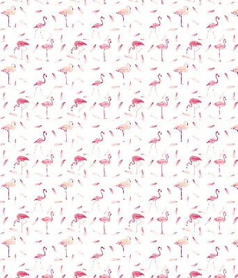 Verdunkelungsrollo Flamingos und ihre Federn