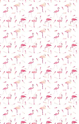 Verdunkelungsrollo Flamingos und ihre Federn