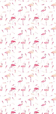 Verdunkelungsrollo Flamingos und ihre Federn