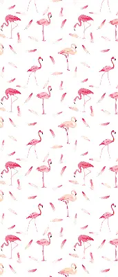 Verdunkelungsrollo Flamingos und ihre Federn