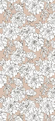 Verdunkelungsrollo Gezeichnete Blumen