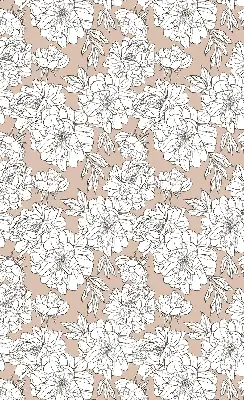 Verdunkelungsrollo Gezeichnete Blumen
