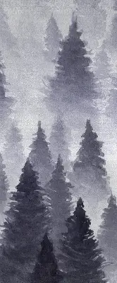 Verdunkelungsrollo Nebelwald