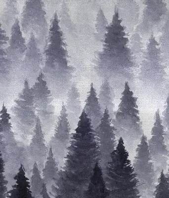 Verdunkelungsrollo Nebelwald