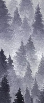 Verdunkelungsrollo Nebelwald