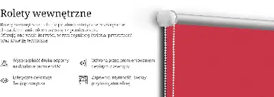 Fenster rollo Rot