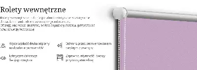 Rollo lichtundurchlässig Rosa