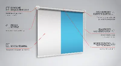 Rollo lichtundurchlässig Blau