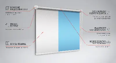 Rollo lichtundurchlässig Blau