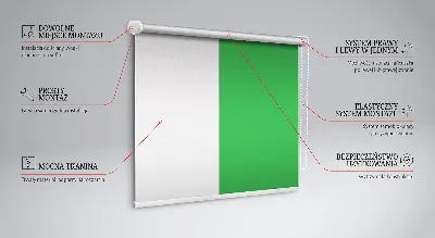 Verdunkelungsrollo Grün