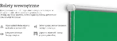 Rollo lichtundurchlässig Grün
