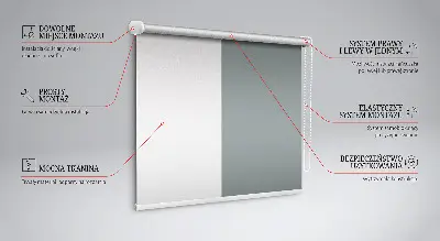 Fenster rollo Grau