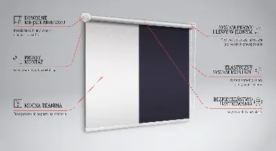 Rollo lichtundurchlässig Schwarz