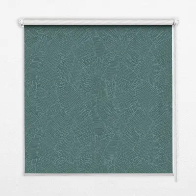 Fenster rollo Grüne Palmenblätter