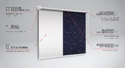 Rollo lichtundurchlässig Sternbild