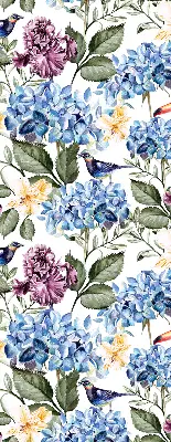 Fenster rollo Tukane und Blumen