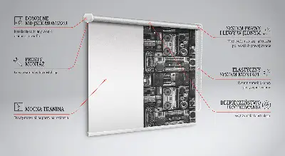 Fenster rollo Radiolautsprecher