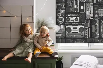 Fenster rollo Radiolautsprecher