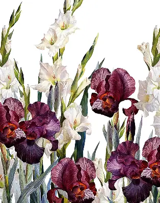 Rollo lichtundurchlässig Kleine Blümchen