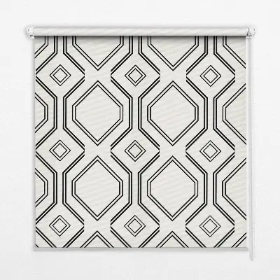 Rollo lichtundurchlässig Rautenillusion