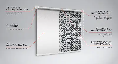Verdunkelungsrollo Portugiesische Fliesen