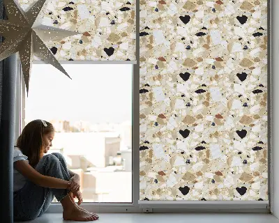 Fenster rollo Heller Granit