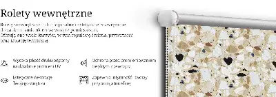 Fenster rollo Heller Granit