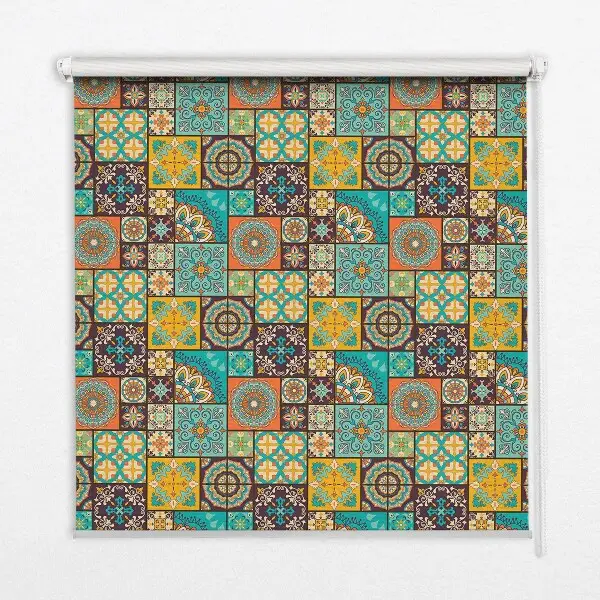 Verdunkelungsrollo Buntes Mandala