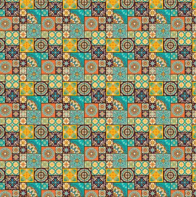 Verdunkelungsrollo Buntes Mandala