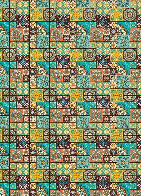 Verdunkelungsrollo Buntes Mandala