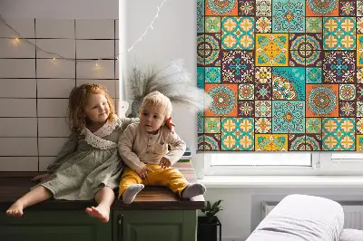 Verdunkelungsrollo Buntes Mandala