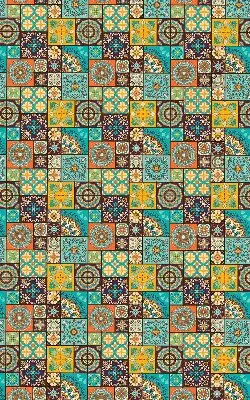 Verdunkelungsrollo Buntes Mandala
