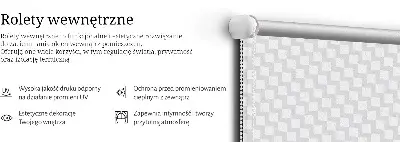 Verdunkelungsrollo Graue Quadrate