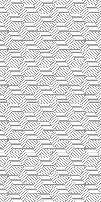 Rollo lichtundurchlässig 3D-gestreifte Quadrate
