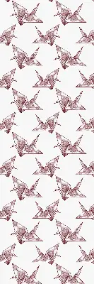 Fenster rollo Origami-Schwäne