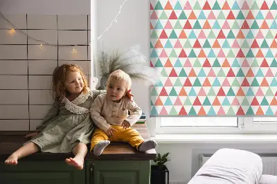 Verdunkelungsrollo Bunte Dreiecke