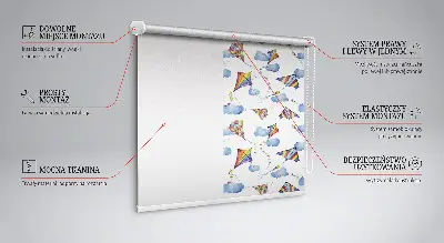 Verdunkelungsrollo Bunte Drachen