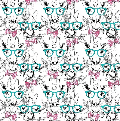 Fenster rollo Giraffe mit Brille