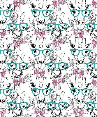 Fenster rollo Giraffe mit Brille